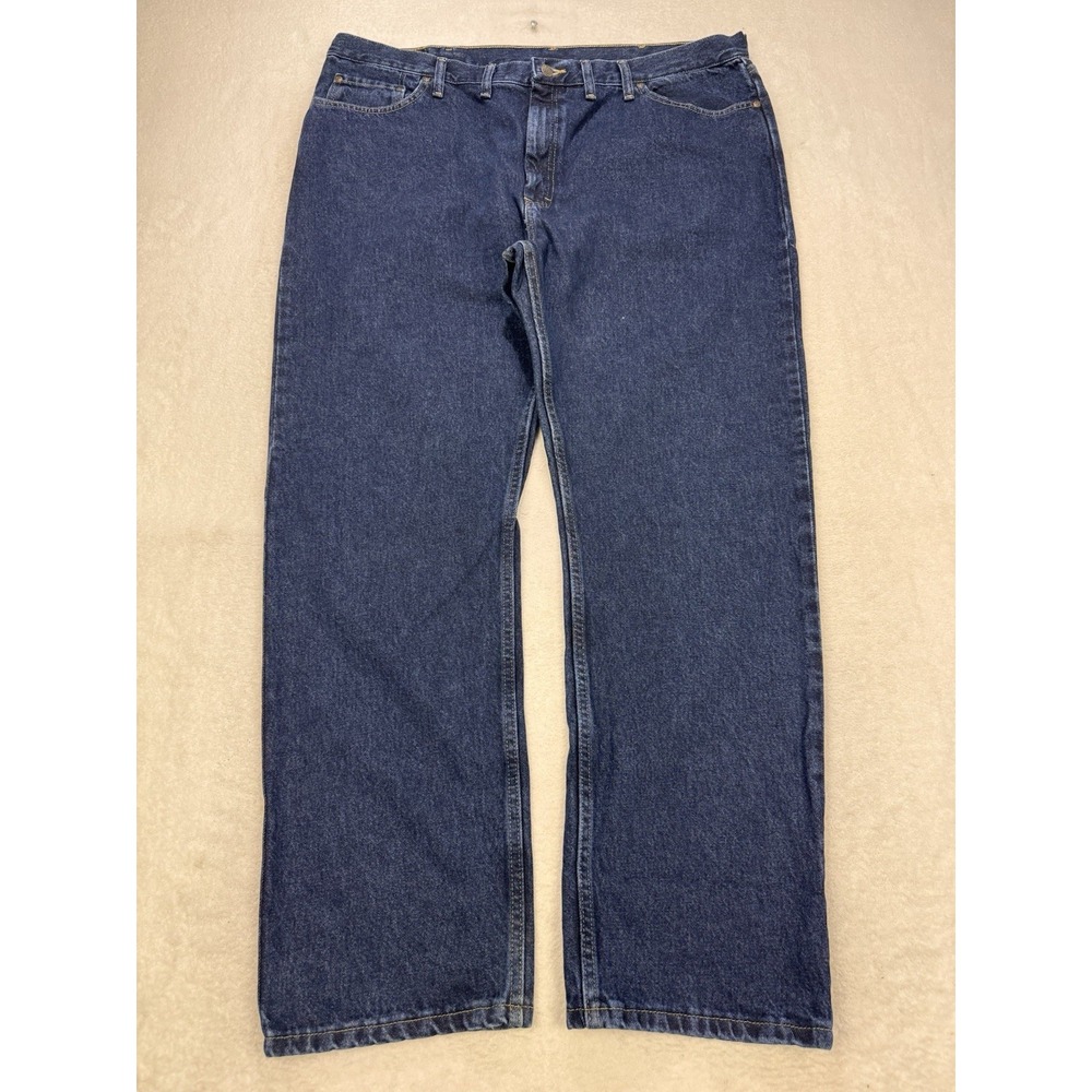 Wrangler Five Star Jeans Men 44x32 Blue Regular Straight Denim NWT‎